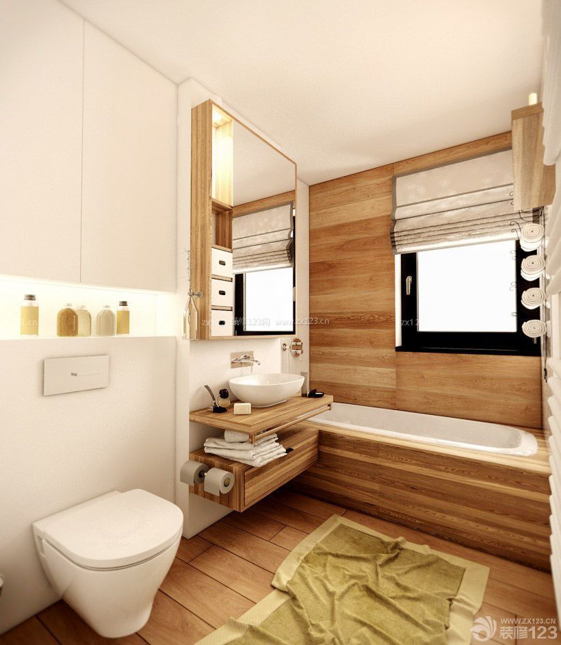 家装八十平小户型卫生间设计装修图