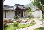 中式风格自建房庭院设计装修效果图片