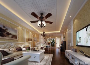 歐式風(fēng)格裝修 家裝客廳設(shè)計裝修效果圖片