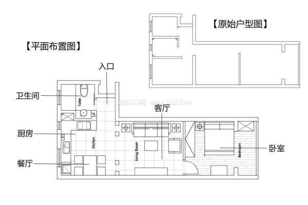 武汉51平米翻新改造装修设计效果图