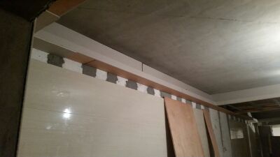 吊頂、干掛瓷磚上墻！