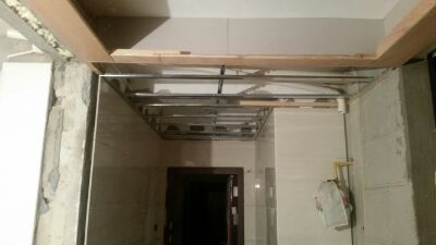 吊頂、干掛瓷磚上墻！