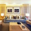100平米中式装修风格客厅沙发摆放装修效果图片