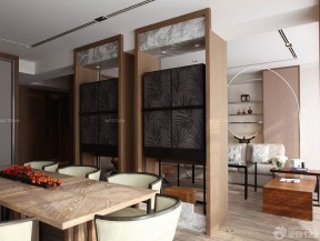 家装创意小户型餐厅与客厅装修隔断