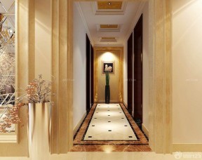 经典欧式风格房间通道瓷砖设计