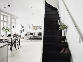 跃层楼梯设计效果图小户型 北欧风格装修设计