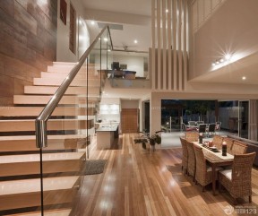 跃层楼梯设计效果图小户型 现代风格