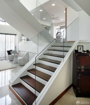 跃层楼梯设计效果图小户型 室内楼梯设计