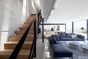 跃层楼梯设计效果图小户型 现代风格