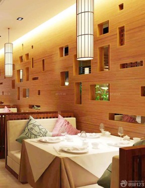 餐飲建筑室內(nèi)設(shè)計(jì) 背景墻設(shè)計(jì)裝修效果圖片