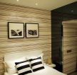 现代风格卧室带卫生间装修壁纸效果图