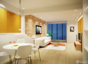 硅藻泥客厅侧面效果图 现代风格家装