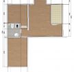42平的小户型两房一厅房子简单设计平面图