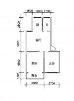 42平的小戶型設(shè)計(jì)平面圖