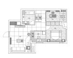 42平的别墅小户型家居设计平面图