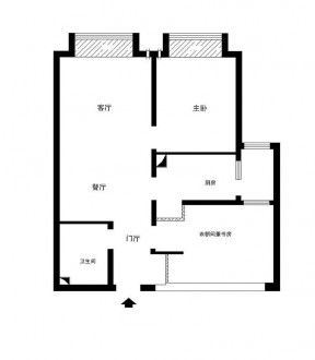 42平的家庭簡單小戶型結(jié)構(gòu)設計平面圖