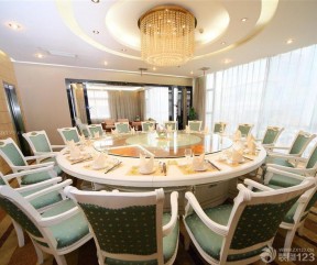 酒店包間裝修效果圖 餐桌椅子裝修效果圖片