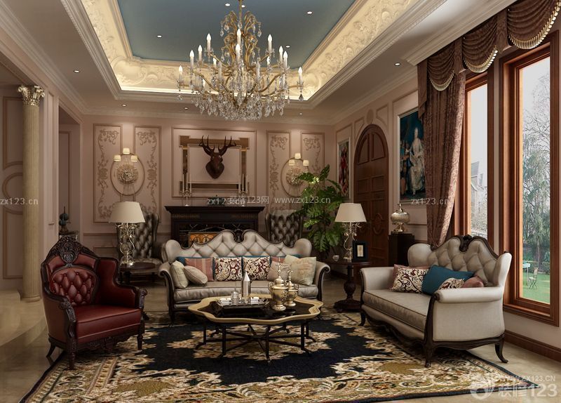家装设计效果图大全 客厅组合沙发