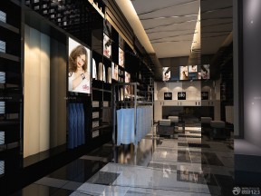 服裝店女裝裝修 黑白風(fēng)格裝修效果圖
