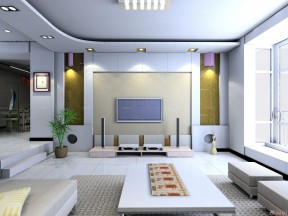 電視背景墻裝修效果圖大全2020圖片 現代簡約式家裝