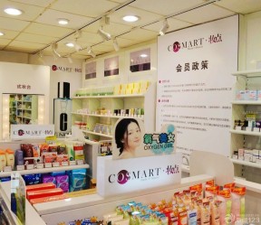 小型化妝品店筒燈裝修效果圖片