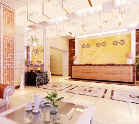 小型酒店吊頂效果圖 混搭風(fēng)格設(shè)計(jì)
