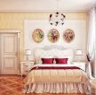80平米房子卧室欧式花纹壁纸装修设计图