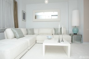 50多平米小户型房屋设计图 转角沙发装修效果图片