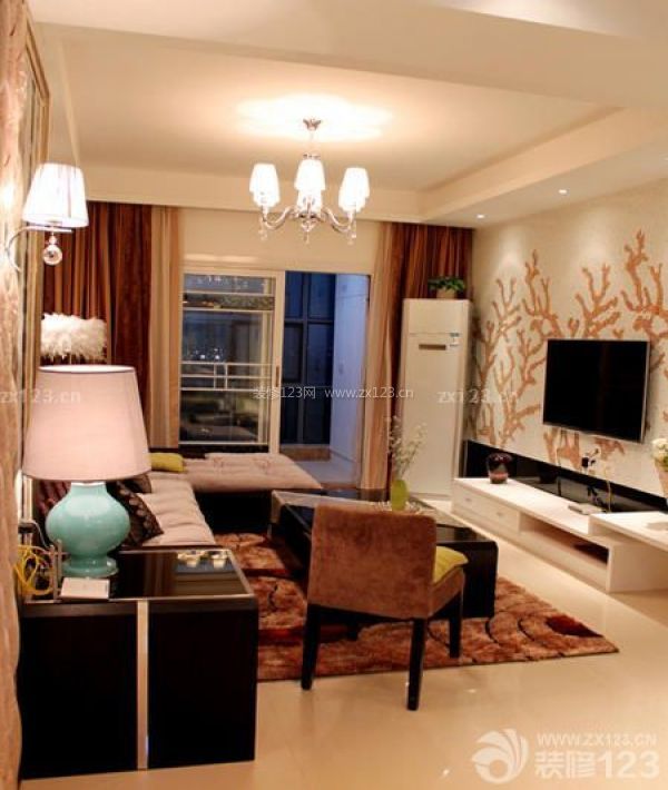 重庆125平米装修设计效果图 2房2厅温馨奢华风格