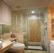 2023快捷酒店室内卫生间淋浴隔断图片