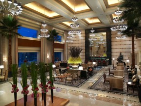 五星级酒店建筑设计 休闲区布置装修效果图片
