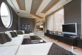 現(xiàn)代簡約電視背景墻效果圖 loft風格