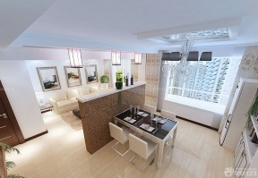 裝修客廳與餐廳隔斷 60平米客廳裝修效果圖