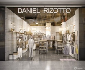 服裝店裝修效果圖大全 玻璃門裝修效果圖片