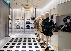 服裝店裝修效果圖大全 屏風裝修效果圖片
