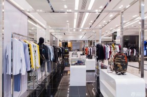 服裝店裝修效果圖大全 黑色地磚裝修效果圖片
