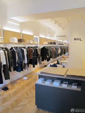 服裝店裝修效果圖大全 拼花地板裝修效果圖片