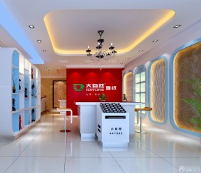 墻紙專賣店裝修圖片 白色地磚裝修效果圖片