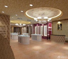 墻紙專賣店裝修圖片 圓形吊頂裝修效果圖片