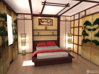 88平米两室两厅韩式田园风格卧室装修图