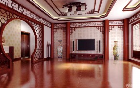 室內(nèi)門洞裝修效果圖 中式家裝效果圖