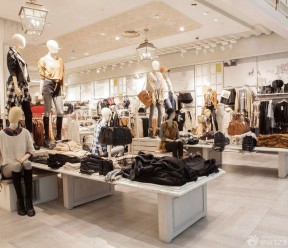 服裝專賣(mài)店裝修圖 吊燈裝修效果圖片