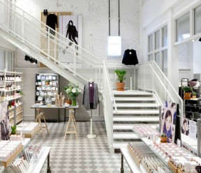 服裝專賣店裝修圖 室內(nèi)樓梯圖片