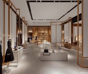 服裝專賣店裝修圖 白色地磚裝修效果圖片