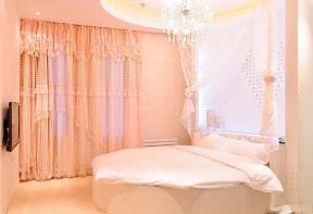 情侣酒店房间窗帘设计效果图