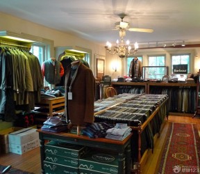 男裝專賣店設計 吊扇燈