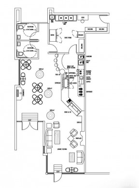 小型專賣店室內設計平面圖大全