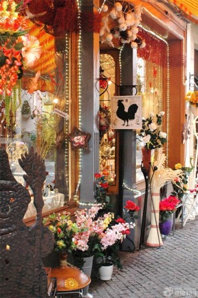 鮮花店設(shè)計 國外花店裝修效果圖