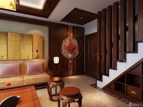 玄關(guān)造型墻效果圖片 中式背景墻