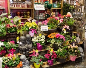花店裝修效果圖大全 陳列設(shè)計